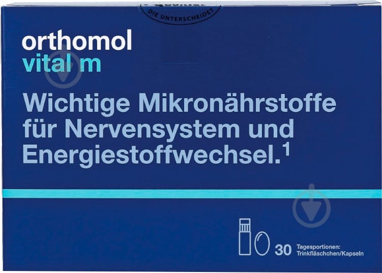 Ортомол Vital М Orthomol питний флакони курс 30 днів - фото 1