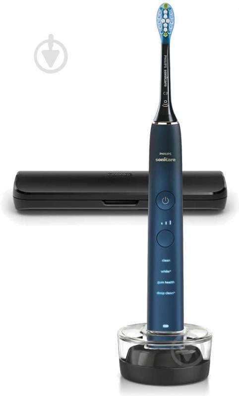 Набор Philips DiamondClean 9000 Электрическая зубная щетка HX9911/88 + насадки HX9042/88 - фото 2