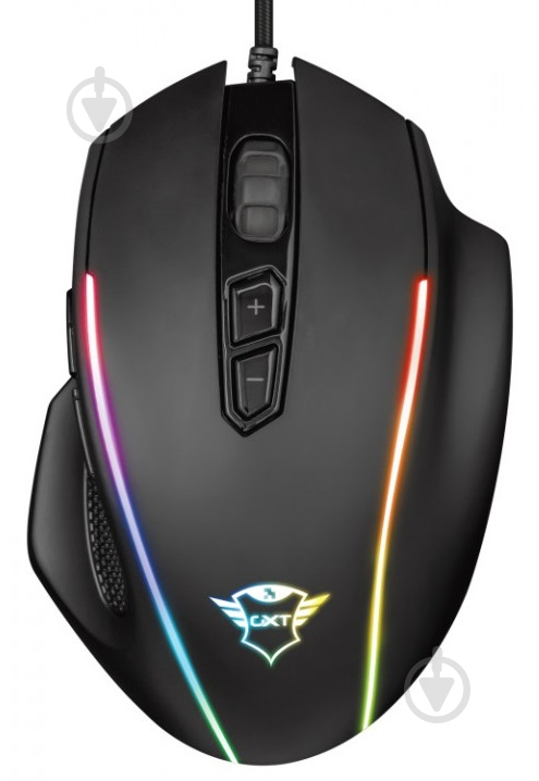 Миша Trust GXT 165 Celox RGB gaming mouse black (23092) - фото 3