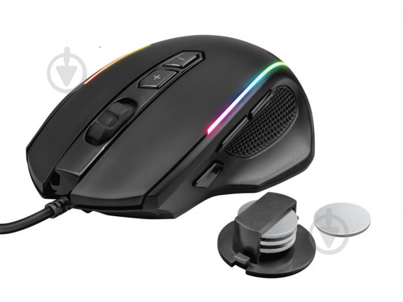 Миша Trust GXT 165 Celox RGB gaming mouse black (23092) - фото 2