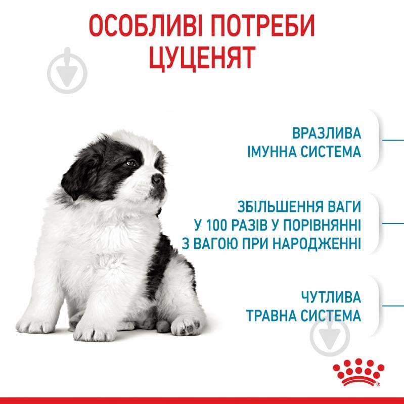 Корм сухий для цуценят для крупних порід Royal Canin GIANT PUPPY 1 кг (домашня птиця) 1 кг - фото 5