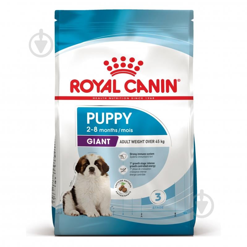 Корм сухий для цуценят для крупних порід Royal Canin GIANT PUPPY 1 кг (домашня птиця) 1 кг - фото 1