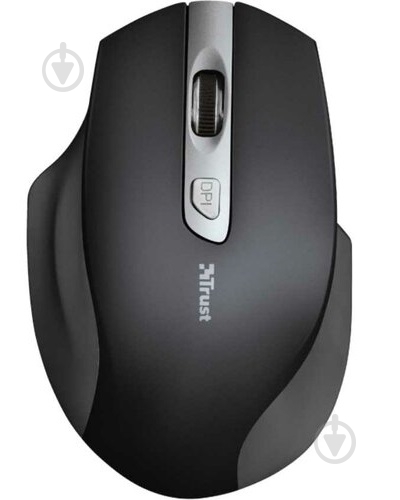 Мышь Trust Lagau Left-handed Wireless Mouse black/grey (23122) - фото 1