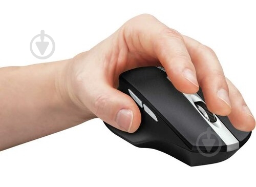 Мышь Trust Lagau Left-handed Wireless Mouse black/grey (23122) - фото 7