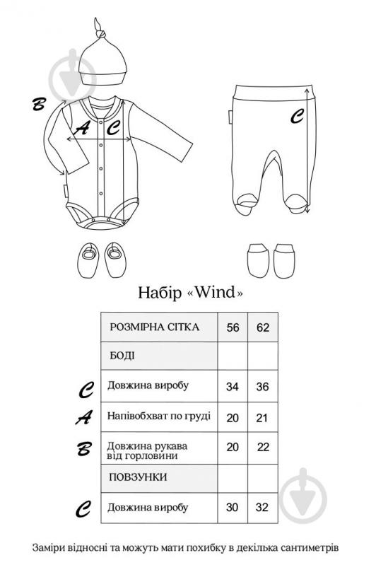 Комплект для новорожденных MagBaby Wind персиковый р.56 103630 - фото 6