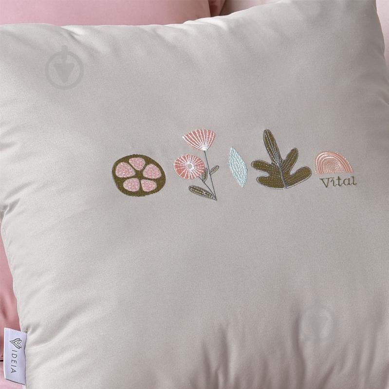 Подушка Vital 45x45 см сірий IDEIA - фото 5
