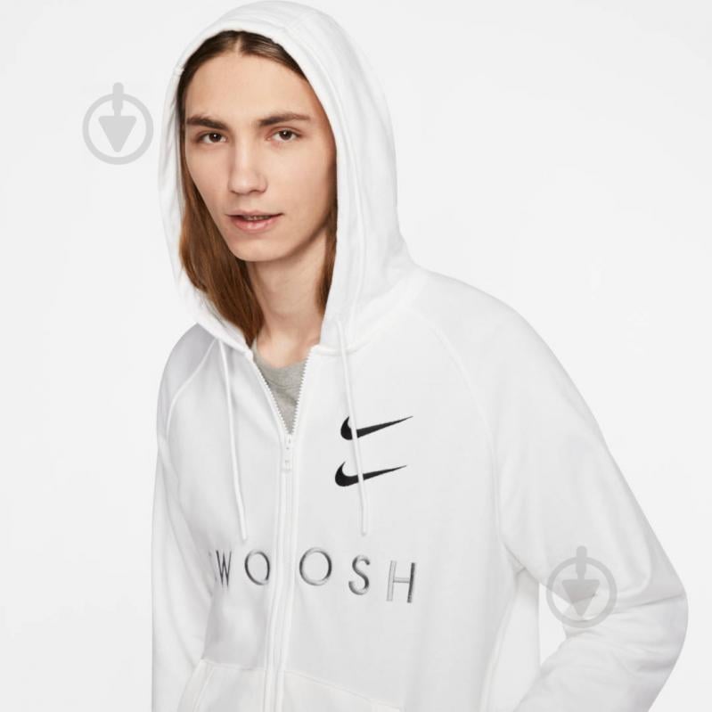 Джемпер Nike M NSW SWOOSH HOODIE FZ FT CT7362-100 р. S белый - фото 5