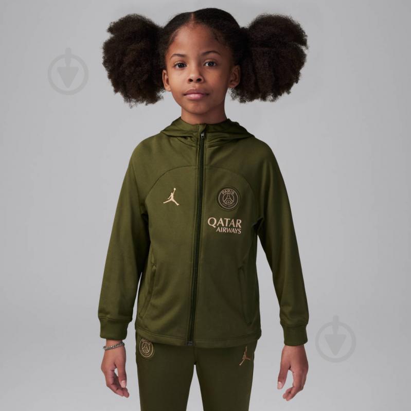 Спортивный костюм Nike PSG LKNK DF STRKHDTRKSUIT K4TH FD7124-327 р.M зеленый - фото 2