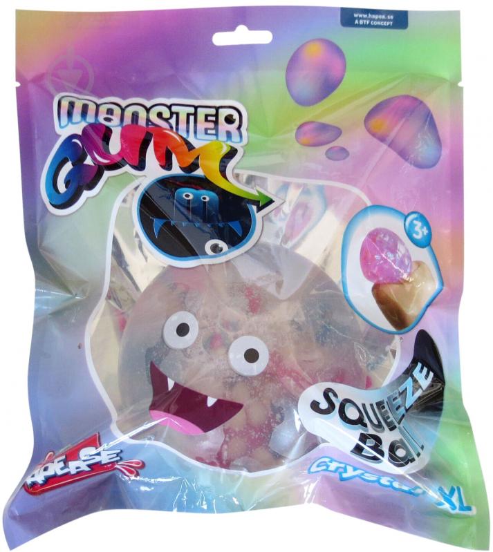 Игрушка-антистресс Monster Gum Squeeze Ball XL Crystal 12 см в ассортименте - фото 2