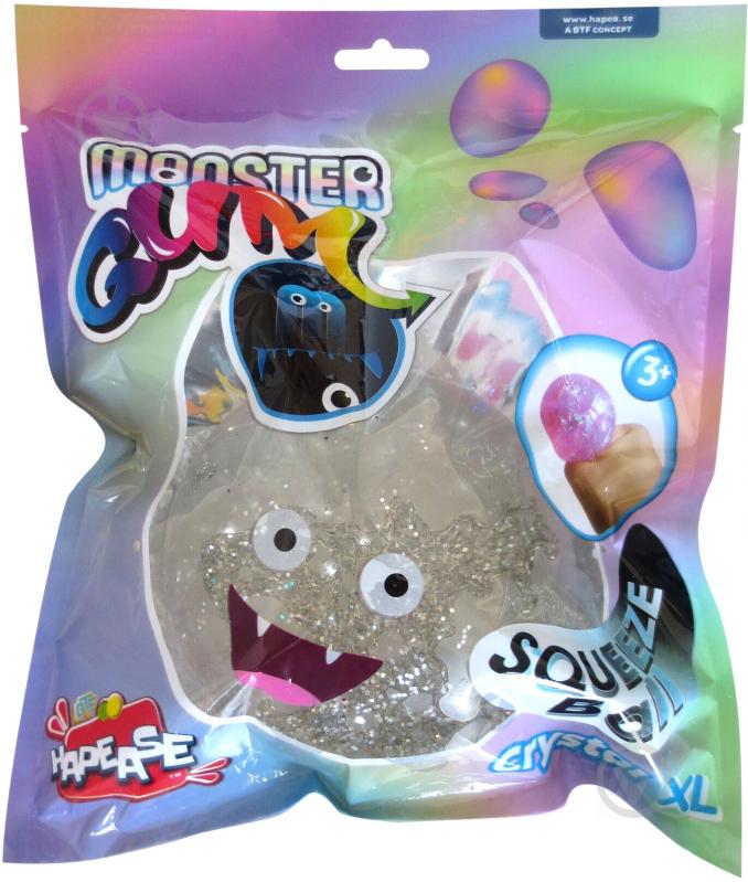 Игрушка-антистресс Monster Gum Squeeze Ball XL Crystal 12 см в ассортименте - фото 3