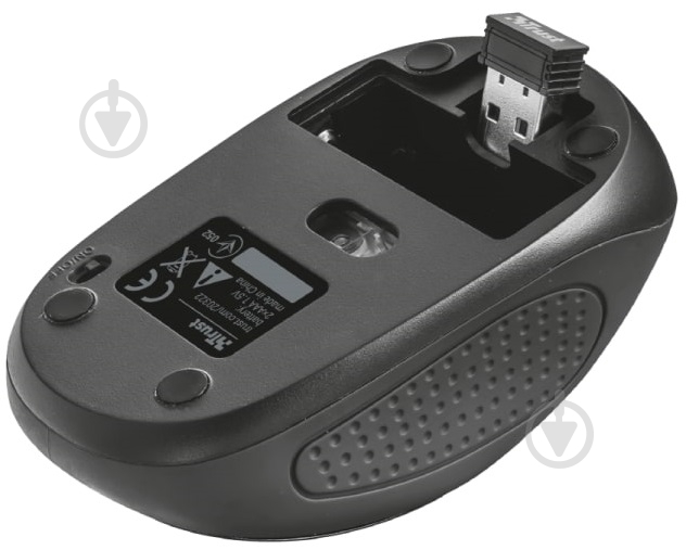 Мышка Trust Primo Wireless mouse with mouse pad black (21979) - фото 3