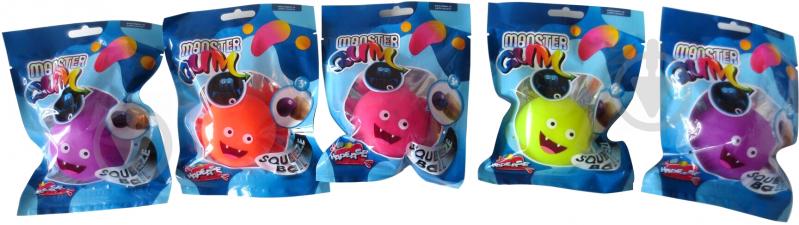 Игрушка-антистресс Monster Gum Squeeze Ball 6 см в ассортименте - фото 2