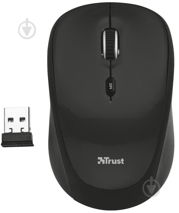 Мышка Trust Rona Wireless Mouse black (22926) - фото 1