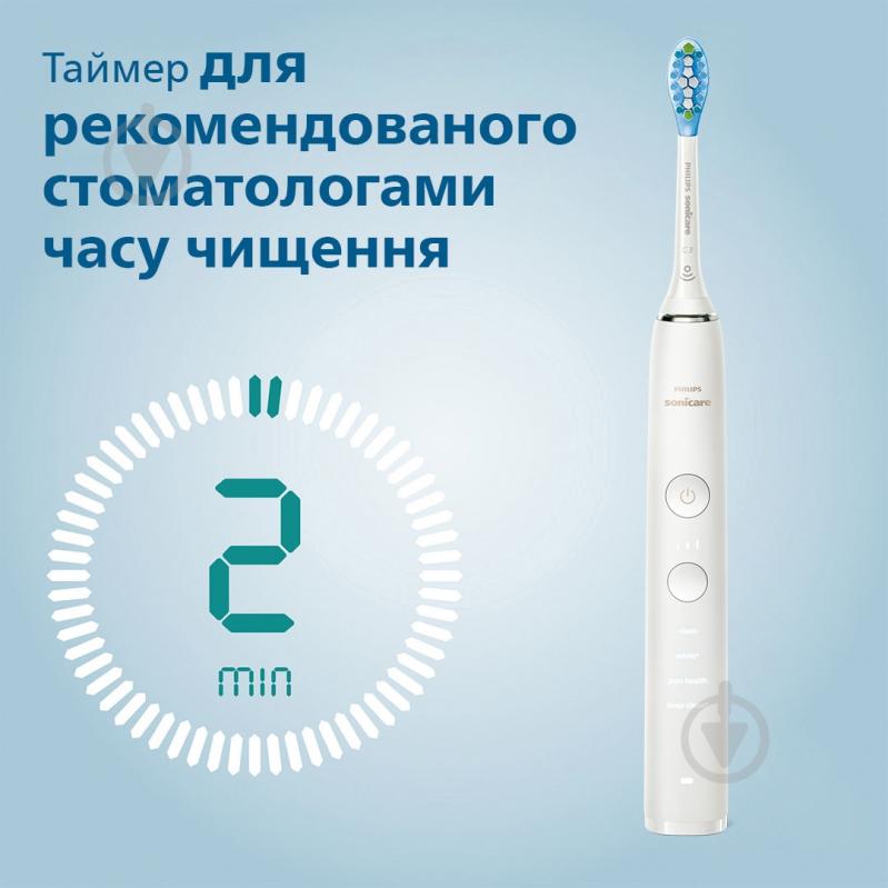 Набір Philips Sonicare Diamond Clean Smart 9400 електрична зубна щітка HX9917/88 + насадки HX9042/87 - фото 21 Набір Philips Sonicare Diamond Clean Smart 9400 електрична зубна щітка HX9917/88 + насадки HX9042/87 - фото 21