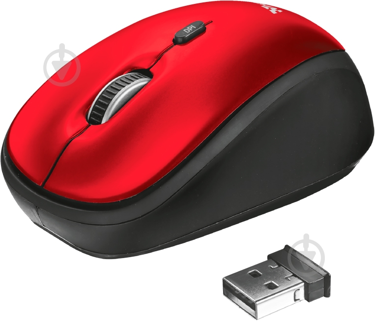 Мишка Trust Rona Wireless Mouse red (22928) - фото 2