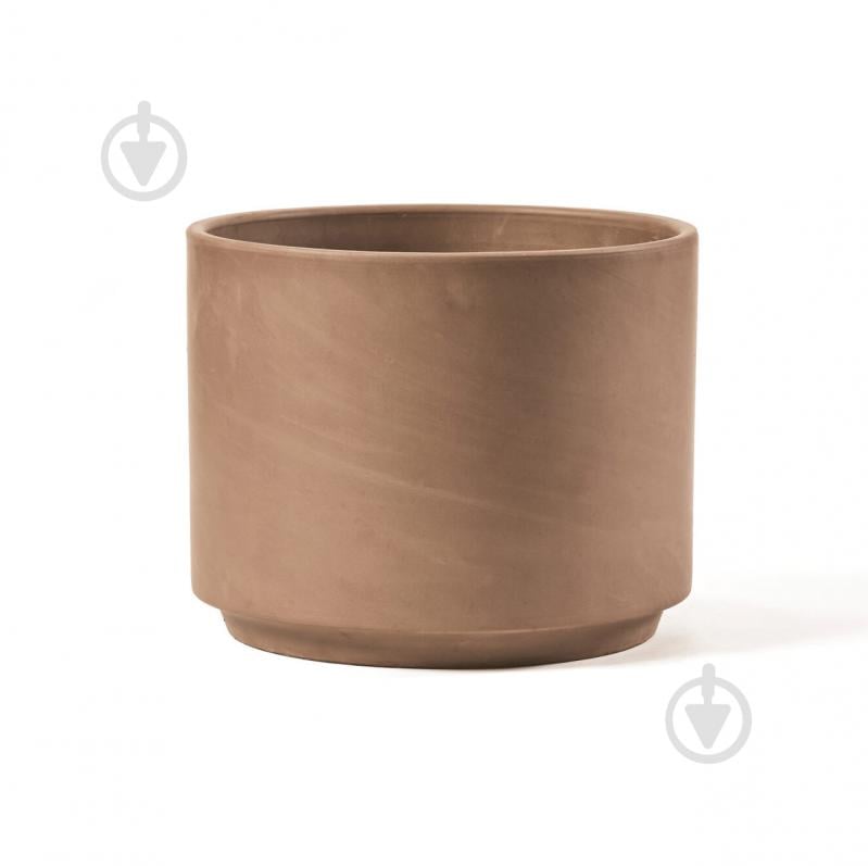 УЦІНКА! Вазон TeraPlast MERCURIO TERRA TENUE 25 см круглий 8,95 л теракот (18204025509) (УЦ №2887) - фото 1