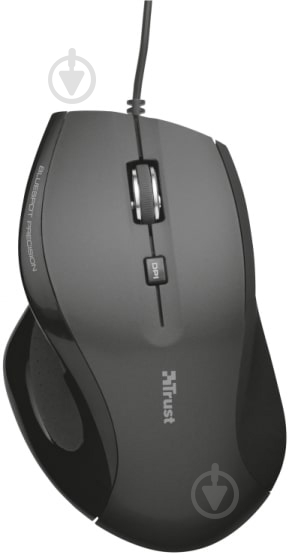 Мышка Trust Trax Wired Mouse black (22931) - фото 1