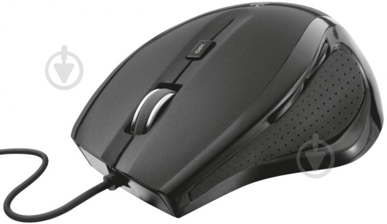 Мышка Trust Trax Wired Mouse black (22931) - фото 2