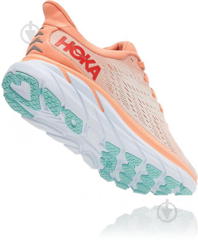 Кросівки жіночі демісезонні Hoka Clifton 8 1119394|22 р.40 персикові - фото 3