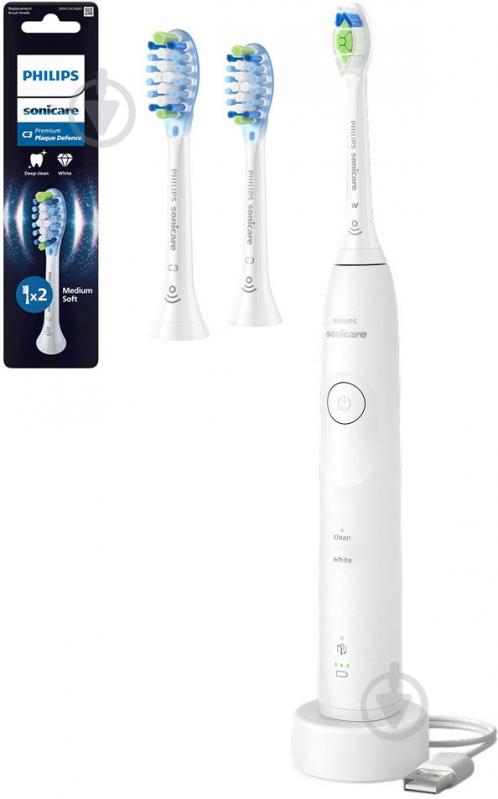 Набор Philips Series 5500 Электрическая зубная щетка HX7110/01 + насадки HX9042/87 - фото 1 Набор Philips Series 5500 Электрическая зубная щетка HX7110/01 + насадки HX9042/87 - фото 1