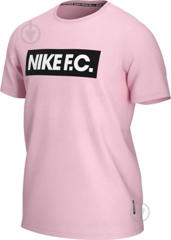 Футболка Nike M NK FC TEE ESSENTIALS CT8429-654 р.2XL розовый - фото 3