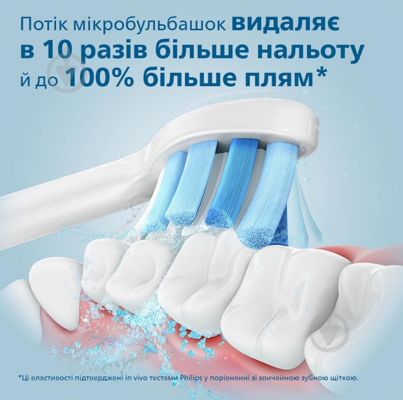 Набір Philips Sonicare Diamond Clean Smart 9400 електрична зубна щітка HX9917/88 + насадки HX9052/87 - фото 6 Набір Philips Sonicare Diamond Clean Smart 9400 електрична зубна щітка HX9917/88 + насадки HX9052/87 - фото 6