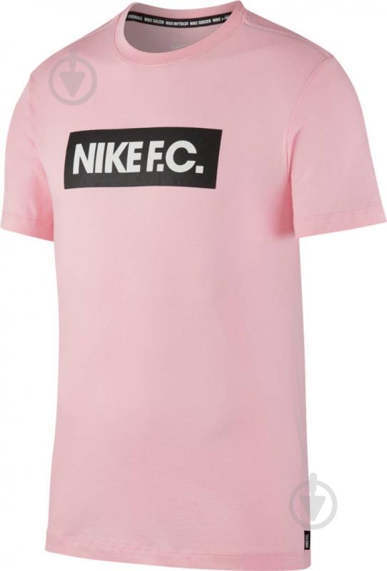 Футболка Nike M NK FC TEE ESSENTIALS CT8429-654 р.S розовый - фото 1