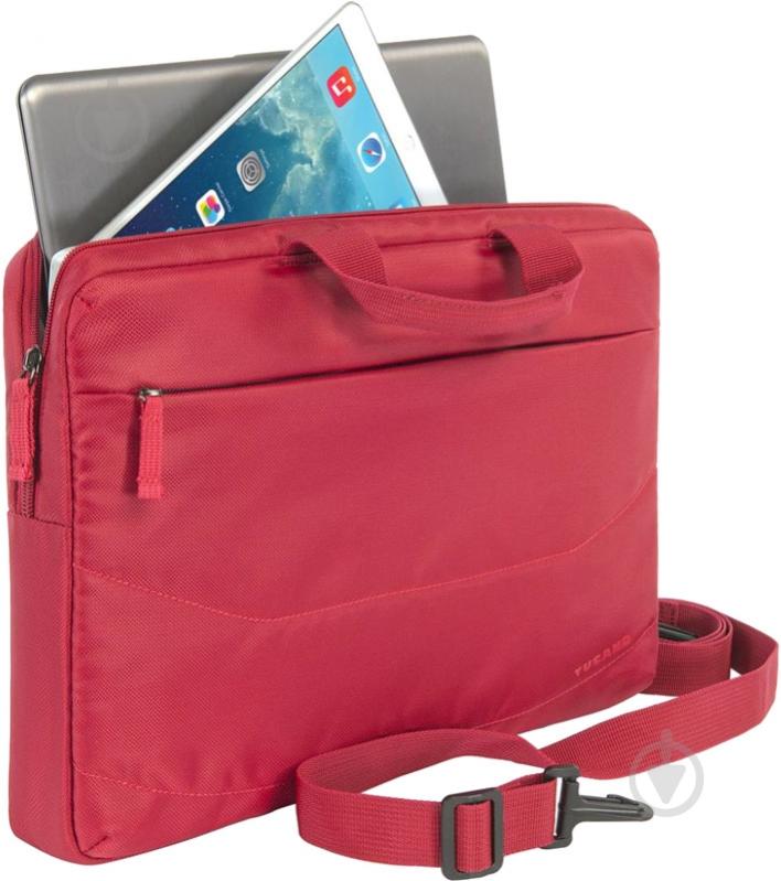 Сумка Tucano Idea Computer Bag 15.6" red (B-IDEA-R) - фото 3 Сумка Tucano Idea Computer Bag 15.6" red (B-IDEA-R) - фото 3