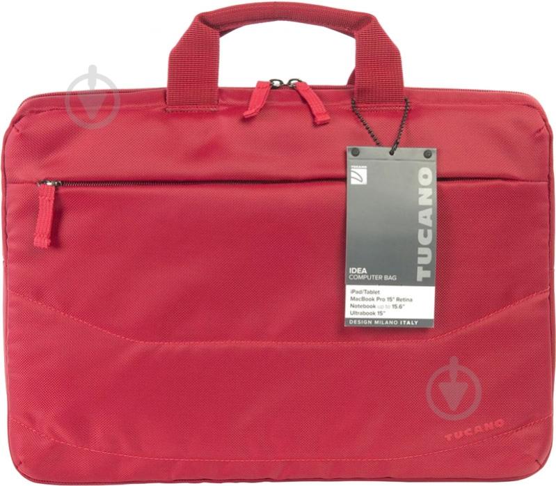 Сумка Tucano Idea Computer Bag 15.6" red (B-IDEA-R) - фото 5 Сумка Tucano Idea Computer Bag 15.6" red (B-IDEA-R) - фото 5