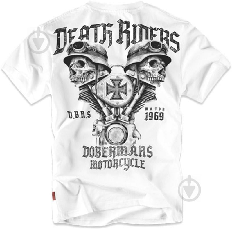 Футболка Dobermans Aggressive Death Rider р. M білий - фото 2