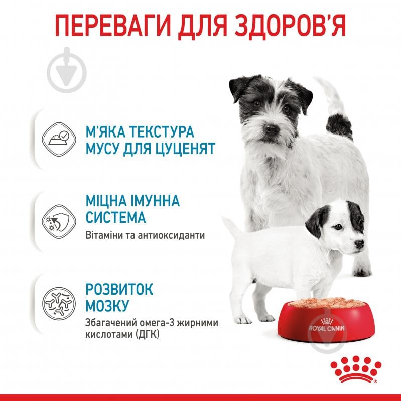 Корм вологий для цуценят для усіх порід Royal Canin STARTER MOUSSE 195 г - фото 4