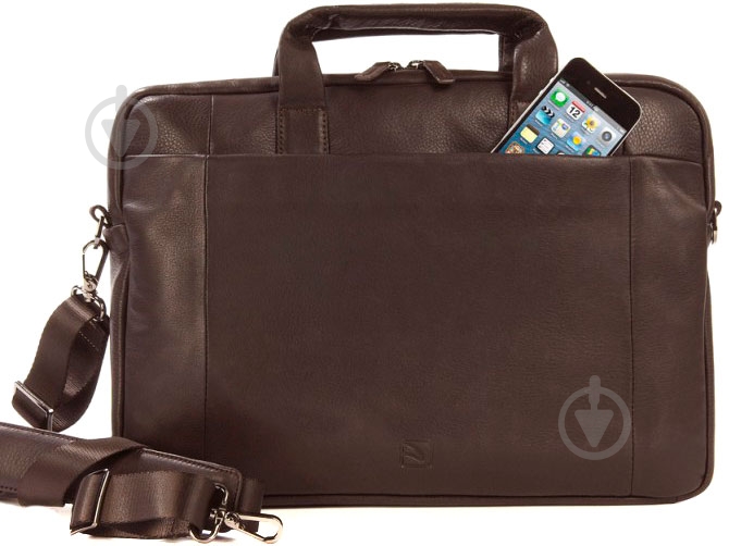 Сумка Tucano One Premium Slim case 15" brown (BFOMP15-M) - фото 4 Сумка Tucano One Premium Slim case 15" brown (BFOMP15-M) - фото 4