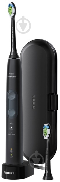 Набір Philips Protective Clean 5100 електрична зубна щітка HX6850/47 + насадки HX9044/88 - фото 2 Набір Philips Protective Clean 5100 електрична зубна щітка HX6850/47 + насадки HX9044/88 - фото 2
