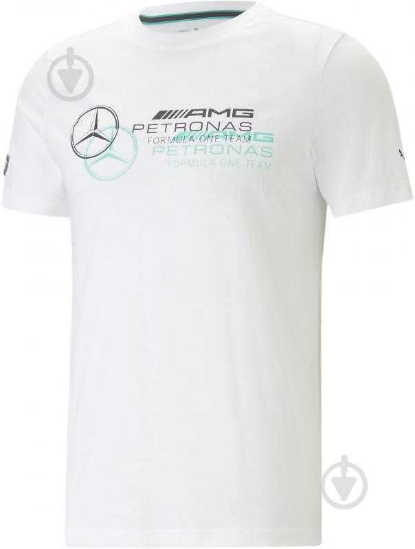 Футболка Puma MAPF1 LOGO TEE 53848203 р.M белый - фото 1