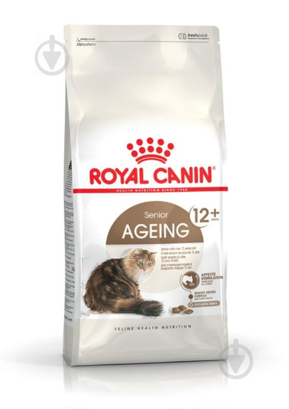 Корм сухой для стареющих кошек от 12 лет Royal Canin Ageing 12+ мясо птицы 2 кг - фото 1