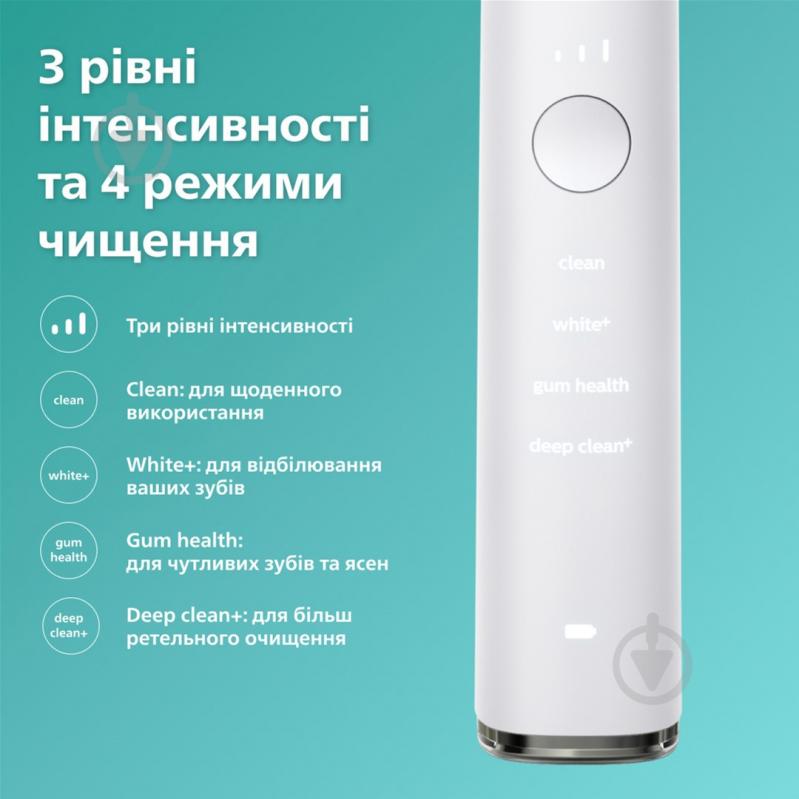 Набір Philips Series 9000 електрична зубна щітка HX9911/19 + насадки HX9052/87 - фото 12