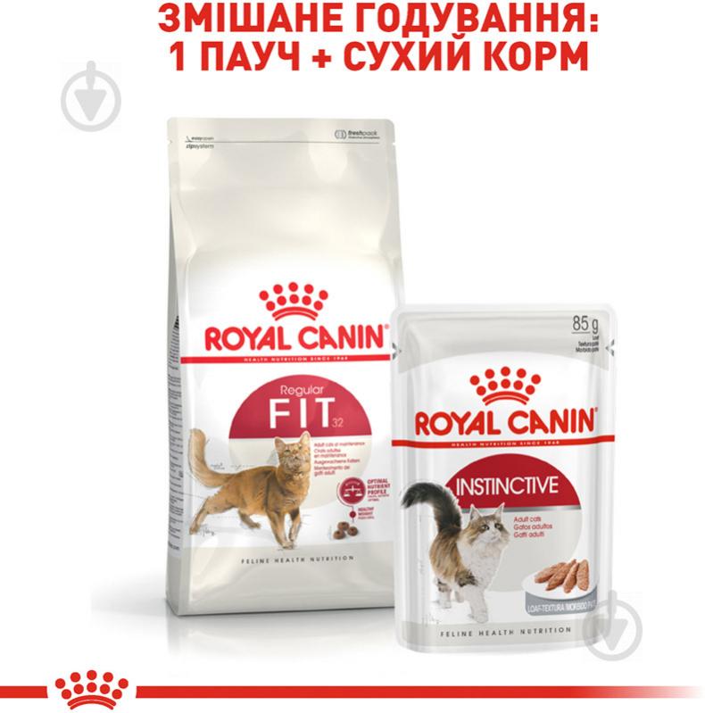 Корм сухий для домашніх та вуличних кішок Royal Canin Fit 32 свійська птиця, рис 4 кг - фото 5
