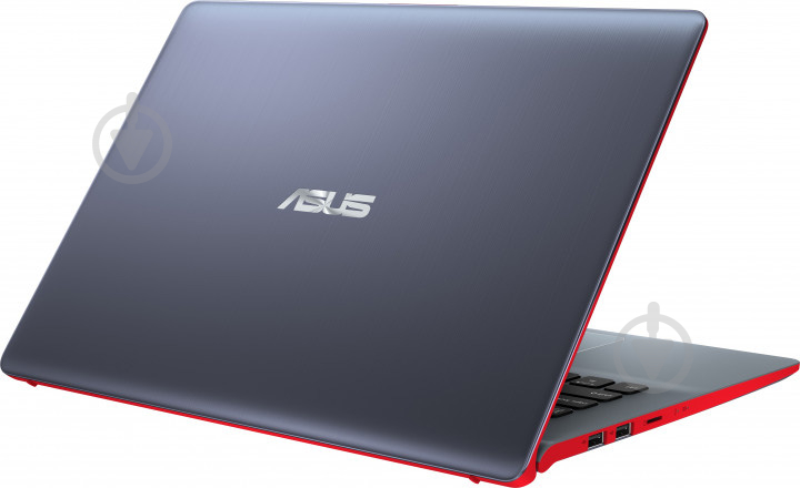 Ноутбук Asus S14 S430UA-EB175T 14" (90NB0J52-M02210) grey/red - фото 3