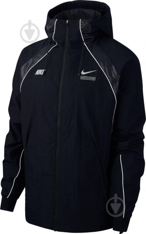 Вітрівка чоловіча демісезонна Nike M NSW DNA WVN JACKET CT9958-010 р.S чорна - фото 1