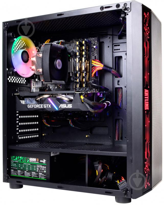 Компьютер персональный Artline Gaming X45 (X45v24) black - фото 5