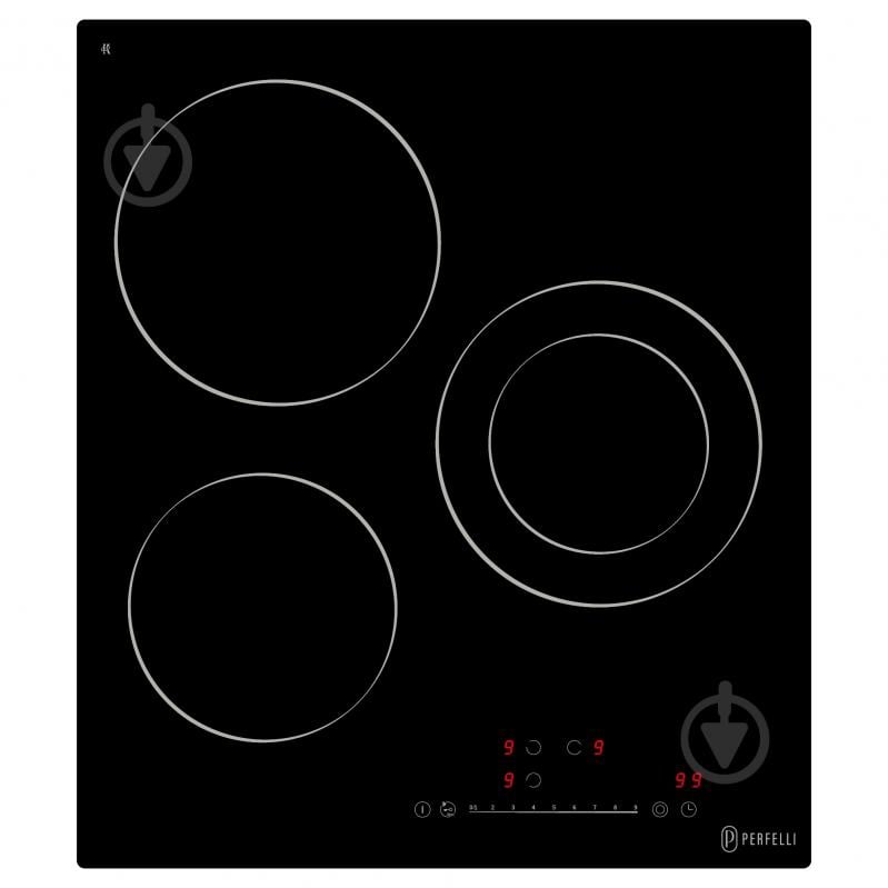 Варочная поверхность электрическая Perfelli FABIO 421 NERO - фото 1
