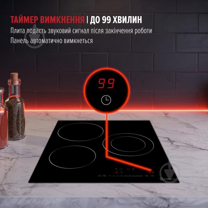 Варочная поверхность электрическая Perfelli FABIO 421 NERO - фото 7