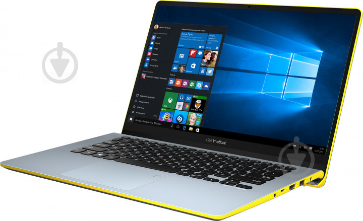 Ноутбук Asus S14 S430UA-EB176T 14" (90NB0J53-M02220) grey/yellow VivoBook - фото 2