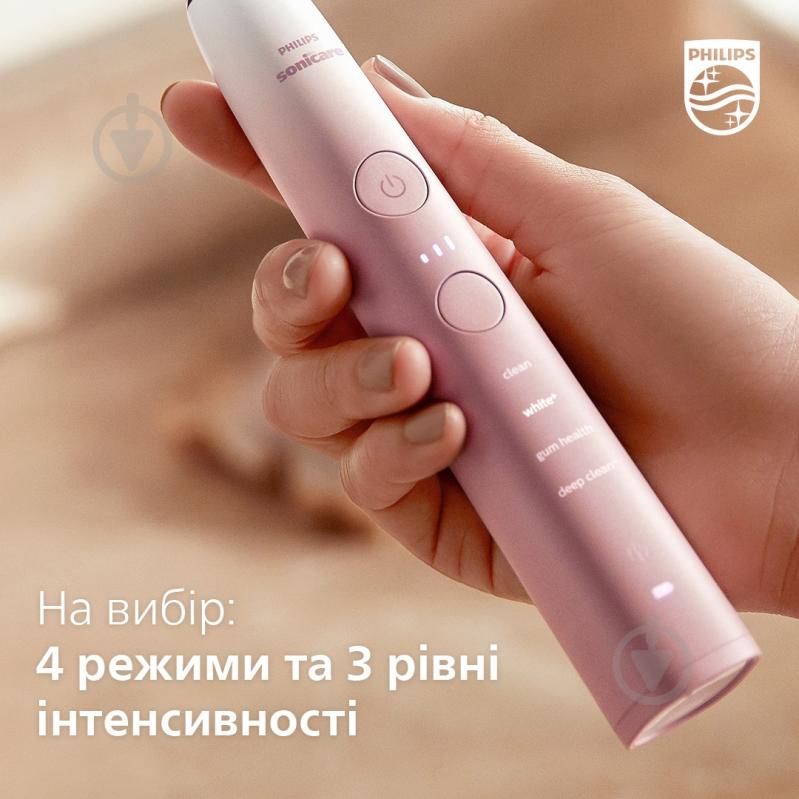 Набір Philips DiamondClean 9000 електрична зубна щітка HX9911/84 + насадки HX9052/87 - фото 12
