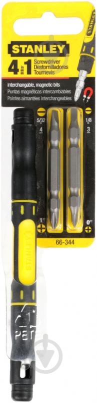 Отвертка со сменными насадками Stanley BASIC 66-344M - фото 4 Отвертка со сменными насадками Stanley BASIC 66-344M - фото 4