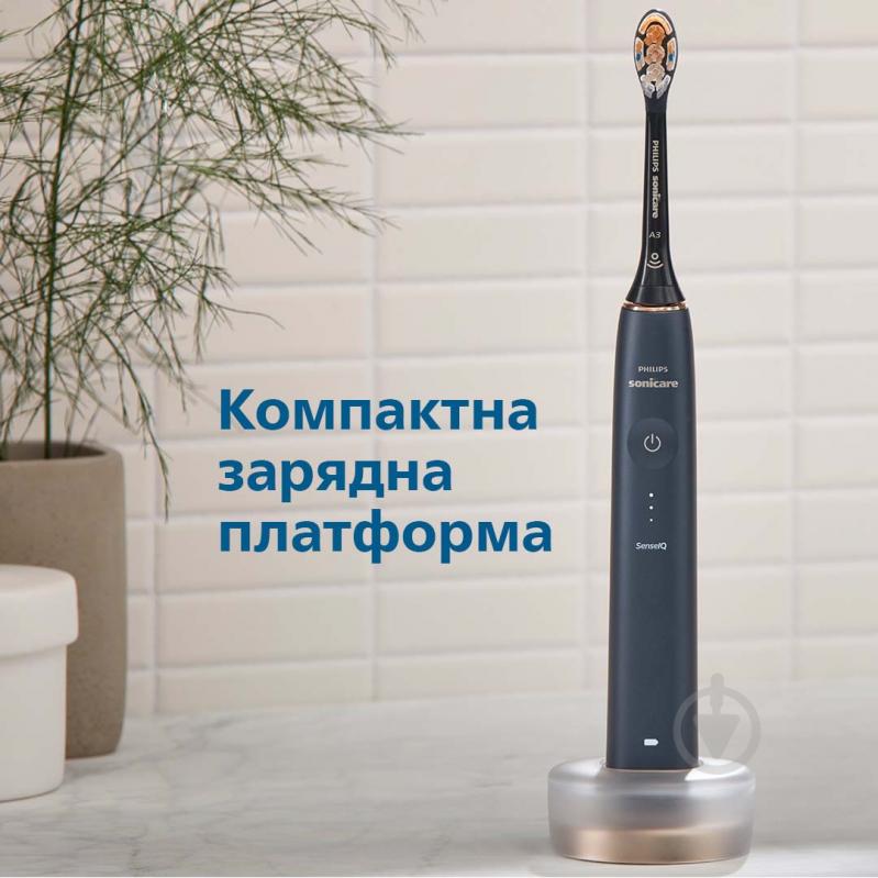Набор Philips Sonicare Diamond Clean Prestige 9900 электрическая зубная щетка HX9992/12 + насадки HX9052/88 - фото 17