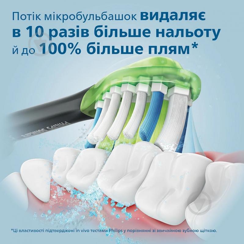 Набір Philips Sonicare Diamond Clean Smart 9400 електрична зубна щітка HX9917/89 + насадки HX9052/88 - фото 7 Набір Philips Sonicare Diamond Clean Smart 9400 електрична зубна щітка HX9917/89 + насадки HX9052/88 - фото 7