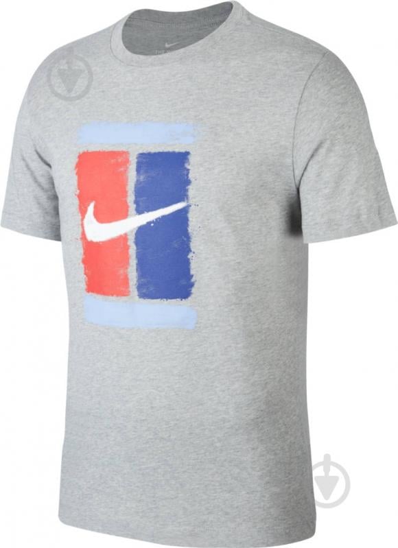 Футболка Nike M NKCT TEE COURT CU0329-063 р.XL сірий - фото 1