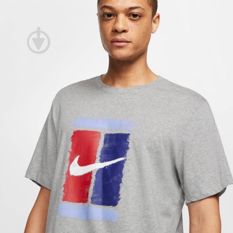 Футболка Nike M NKCT TEE COURT CU0329-063 р.XL сірий - фото 5
