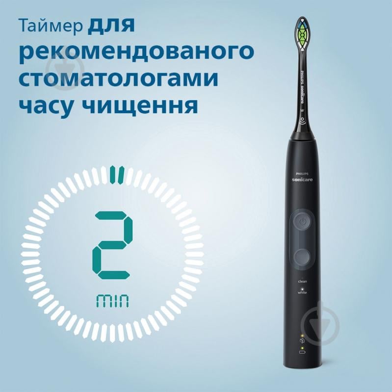 Набор электрических зубных щеток Philips Protective Clean 4500 HX6830/35 + насадки HX9054/87 - фото 9